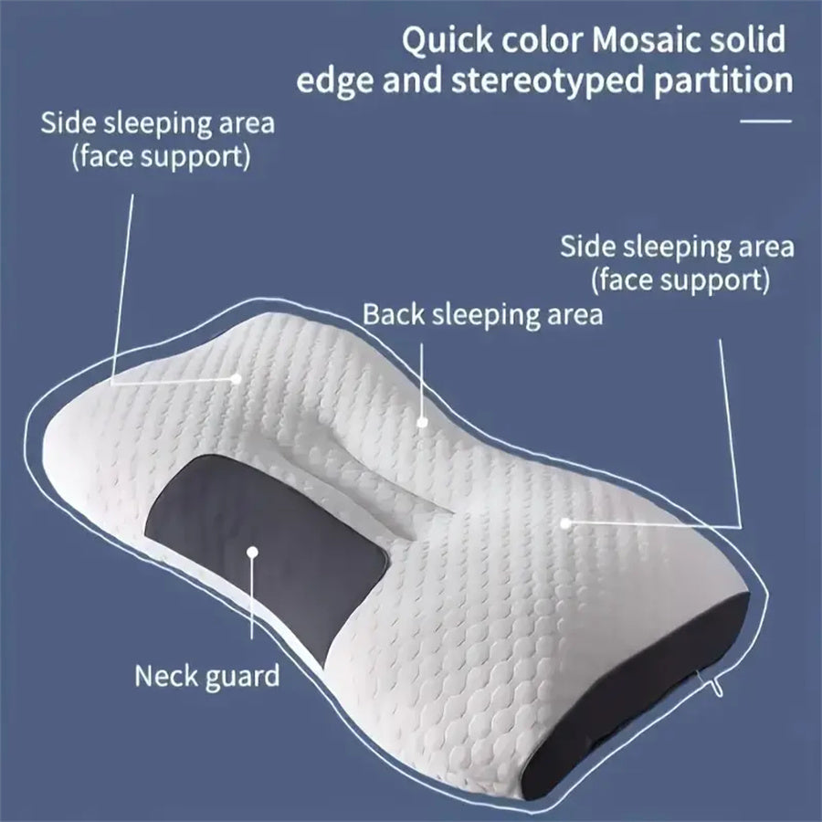 Ergonomic Massage Neck Pillow – Soft & Adjustable Support