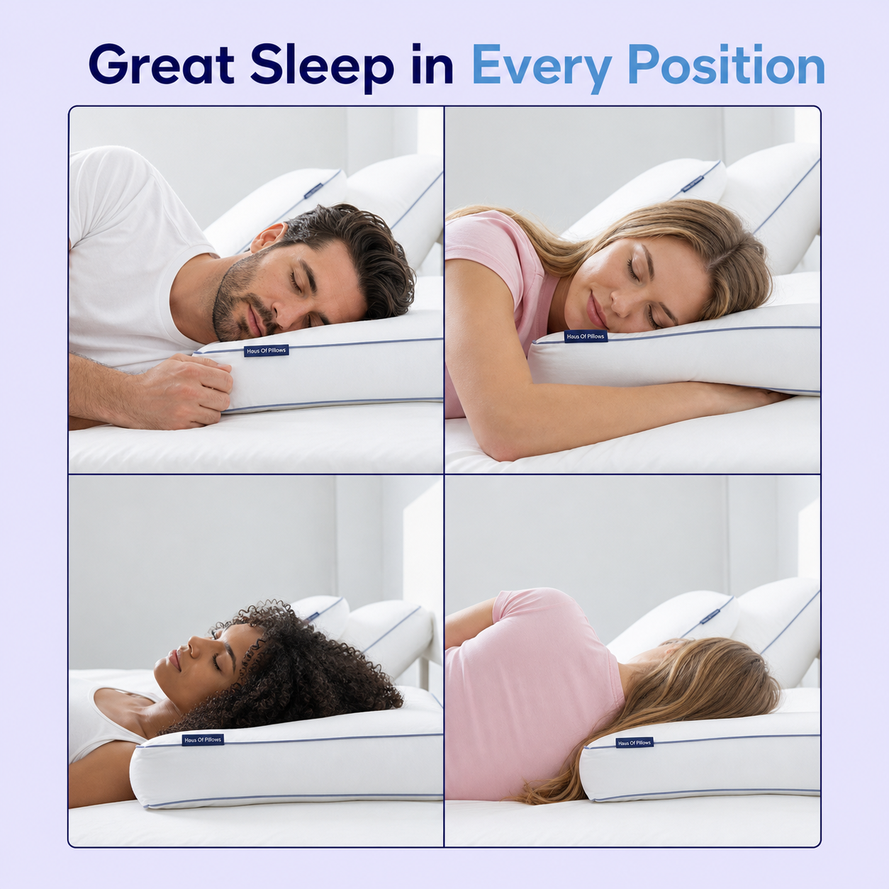 CloudAdapt Pillow – 5-Zone Ergonomic Sleep Pillow