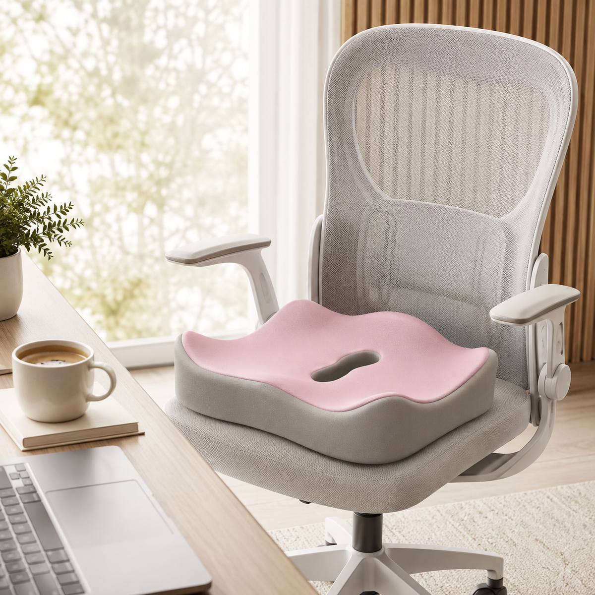 OfficeCloud Seat Cushion – 3-Zone Posture Support