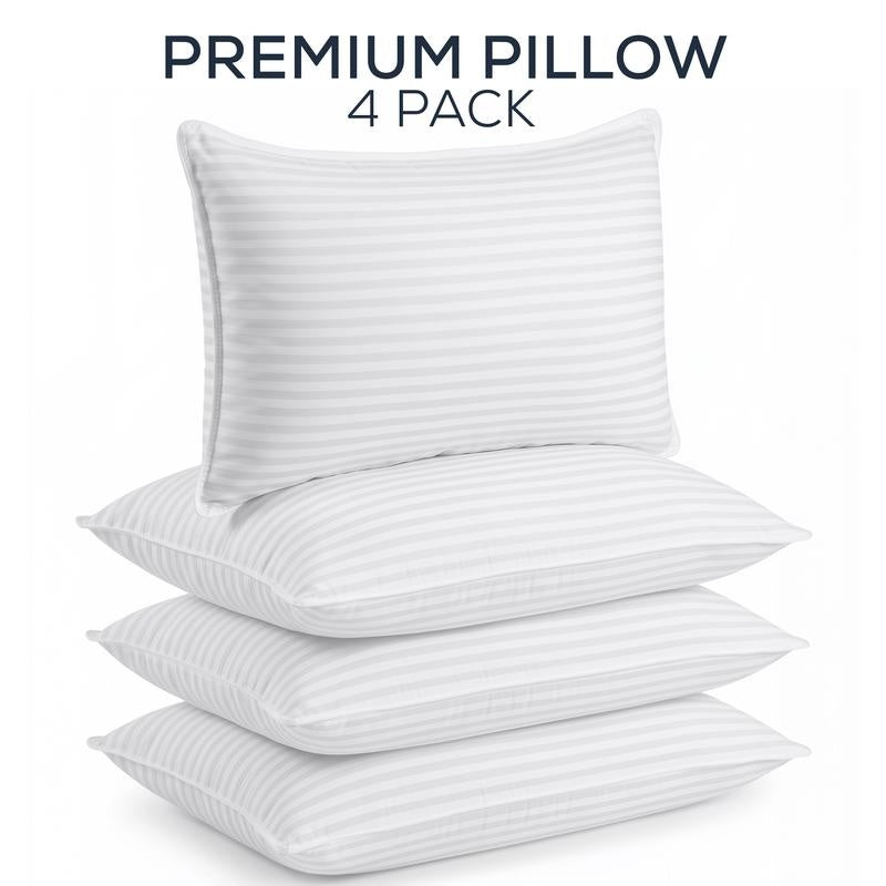 Utopia Bedding Hotel Pillow Set – Premium 4-Pack Soft Sleeping Pillows