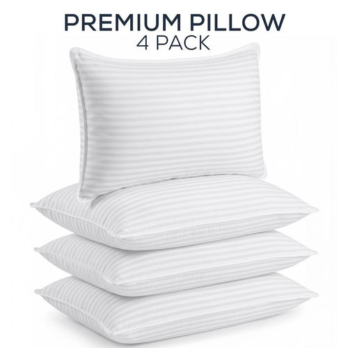 Utopia Bedding Hotel Pillow Set – Premium 4-Pack Soft Sleeping Pillows