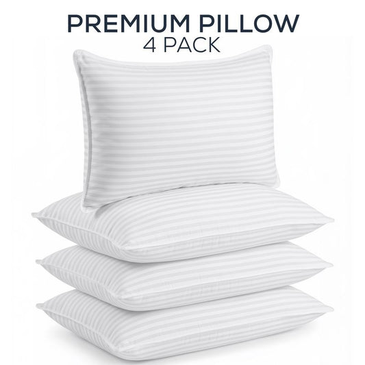 HotelCloud Pillow Set – Premium 4-Pack Sleeping Pillows