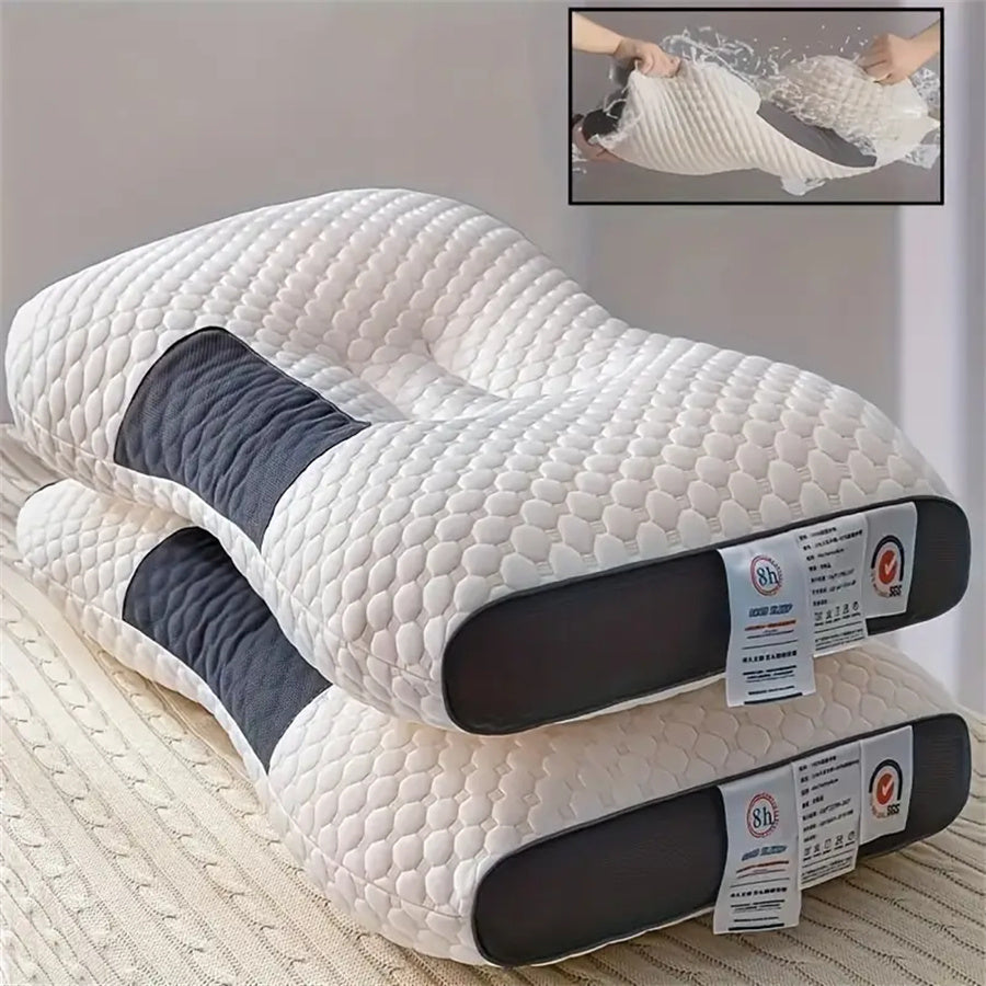 Ergonomic Massage Neck Pillow – Soft & Adjustable Support