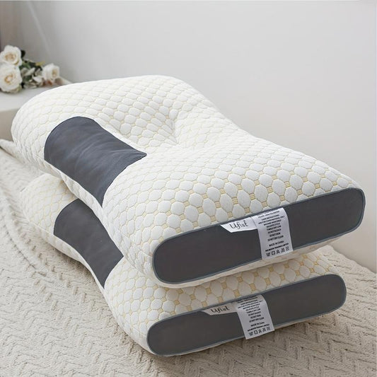 NeckEase Pillow Set – Soft Adjustable Neck Support