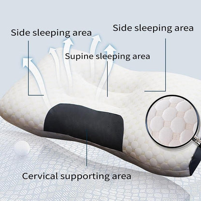 UFIST Cervical Massage Pillow Set – Ergonomic Neck Support Pillow Set (2 Pieces)