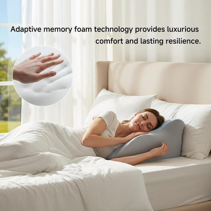 Ergonomic Memory Foam Support Pillow – Multi-Purpose Comfort Pillow for Neck, Back & Legs