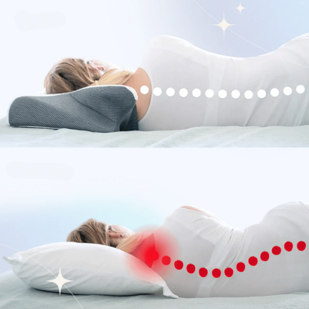 The neck therapy pillow