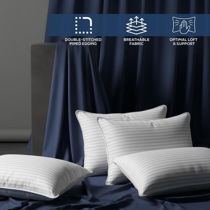 Utopia Bedding Hotel Pillow Set – Premium 4-Pack Soft Sleeping Pillows