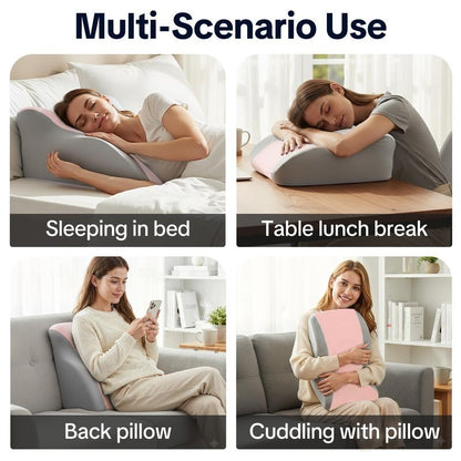 Ergonomic Memory Foam Support Pillow – Multi-Purpose Comfort Pillow for Neck, Back & Legs