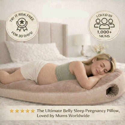 CloudComfort Pregnancy Pillow – Ultimate Belly & Full Body Sleep Support