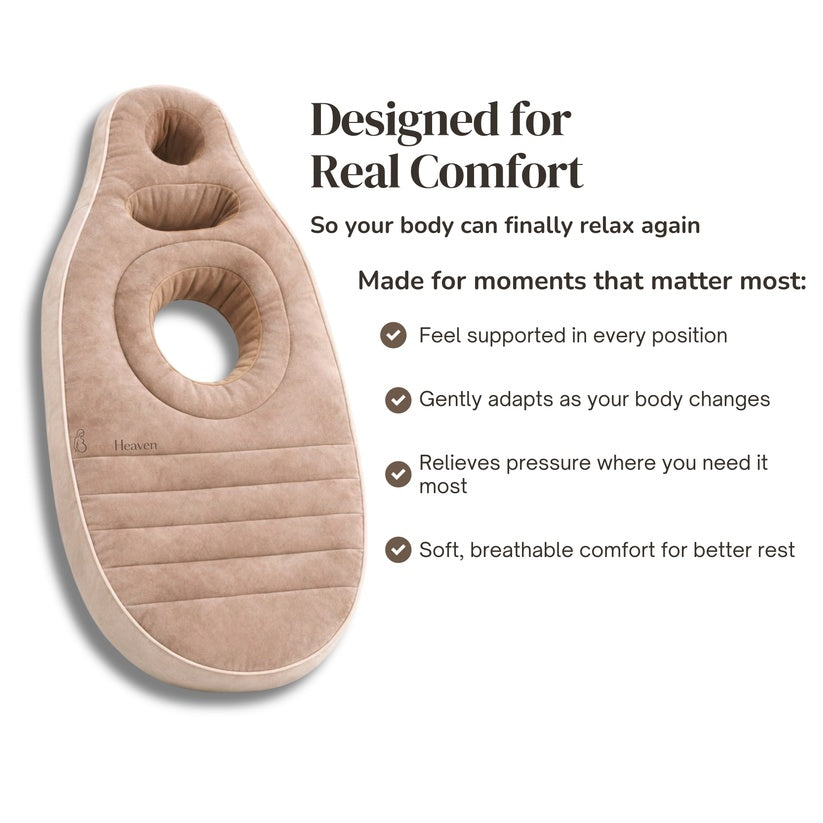 CloudComfort Pregnancy Pillow – Ultimate Belly & Full Body Sleep Support
