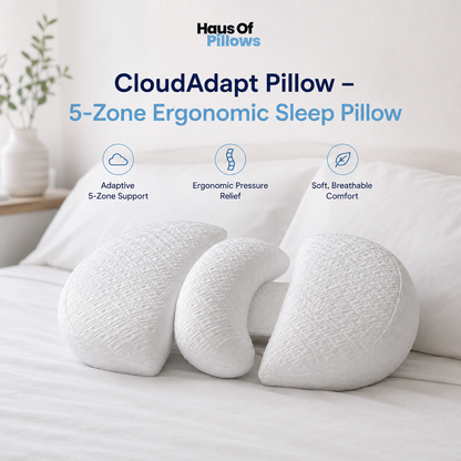 CloudHold Pregnancy Pillow – Adjustable Belly & Back Support