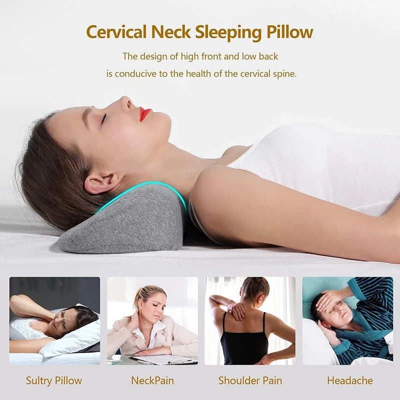 Cervical Memory Foam Contour Pillow – Ergonomic Orthopedic Neck Support