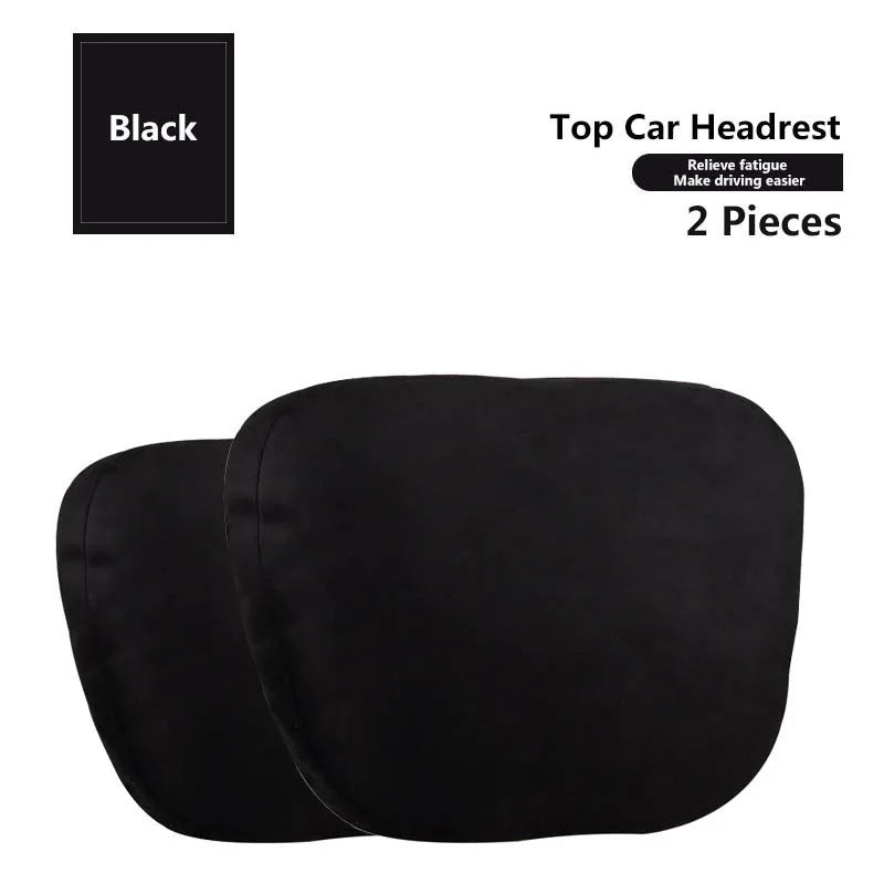 Car Headrest Neck Pillow Set – Soft Travel Support Cushion for Car Seats