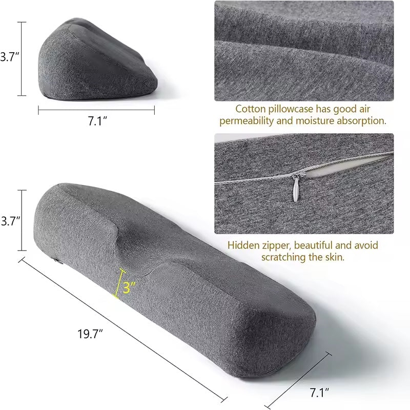 Cervical Memory Foam Contour Pillow – Ergonomic Orthopedic Neck Support