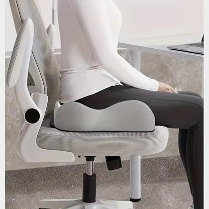 Ergonomic Office Seat Cushion – 3-Zone Memory Foam Lumbar Support Pillow