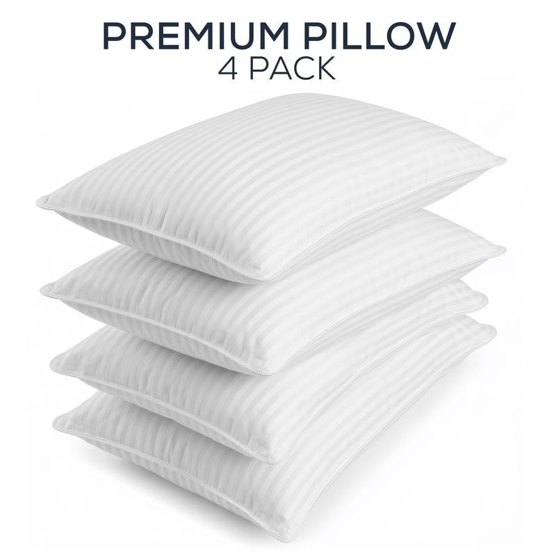 Utopia Bedding Hotel Pillow Set – Premium 4-Pack Soft Sleeping Pillows