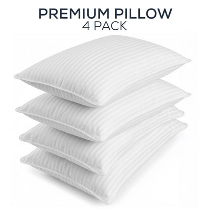 Utopia Bedding Hotel Pillow Set – Premium 4-Pack Soft Sleeping Pillows