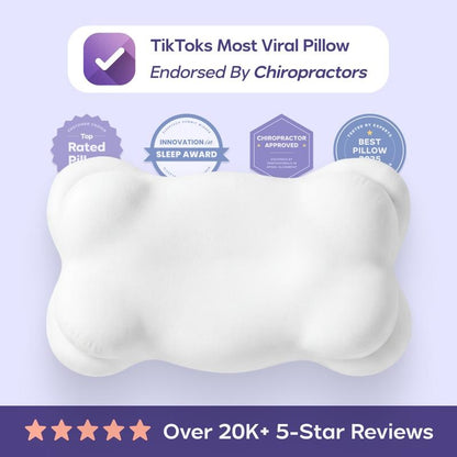 Mellow Sleep CloudAlign Pillow – Ergonomic Memory Foam Pillow with Cooling Pillowcase