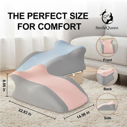 Ergonomic Memory Foam Support Pillow – Multi-Purpose Comfort Pillow for Neck, Back & Legs