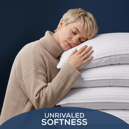 Utopia Bedding Hotel Pillow Set – Premium 4-Pack Soft Sleeping Pillows