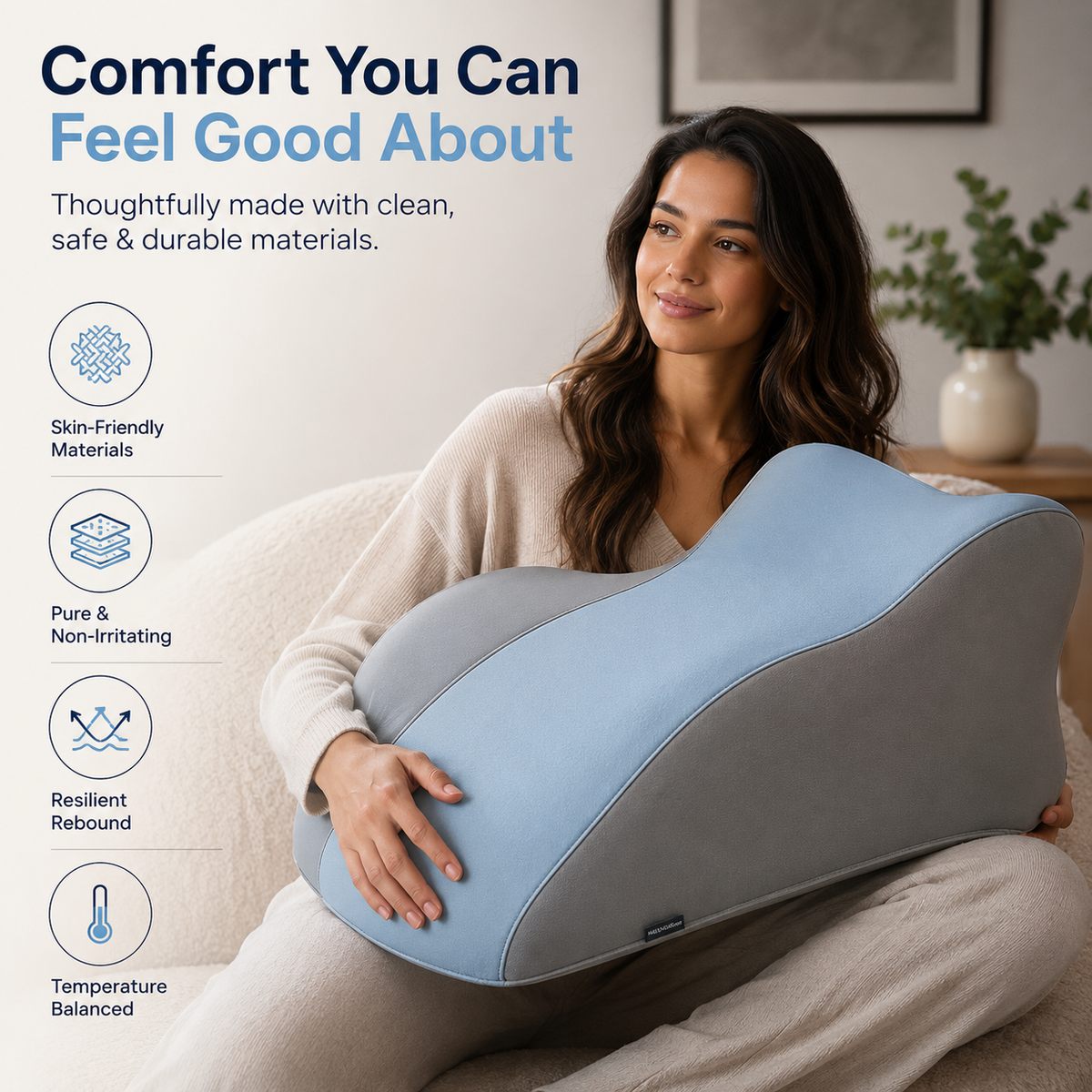 ComfortFlex Pillow – Multi-Purpose Body Support Pillow