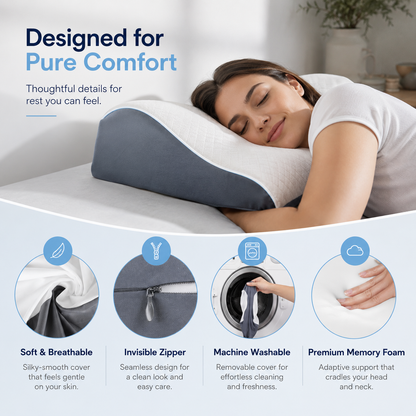 KneeCloud Pillow – Cooling Leg Support Pillow