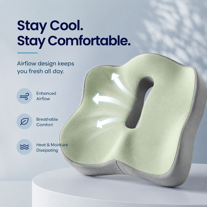 OfficeCloud Seat Cushion – 3-Zone Posture Support