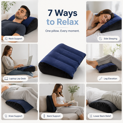 AirFlex Travel Pillow – Body & Lumbar Support