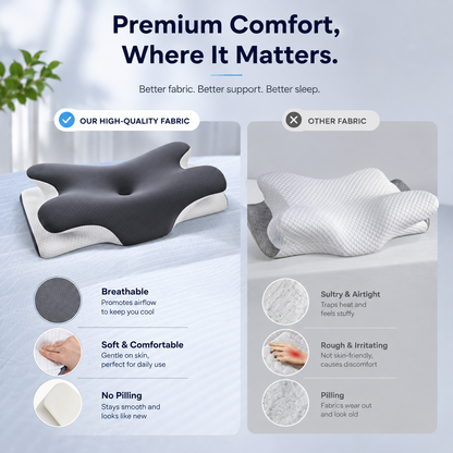Cooling Neck Pillow – Adjustable Ergonomic Support