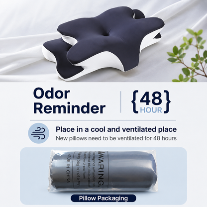 DualComfort Neck Pillow – Cooling Memory Foam Support