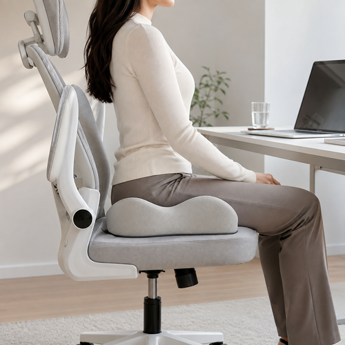 OfficeCloud Seat Cushion – 3-Zone Posture Support
