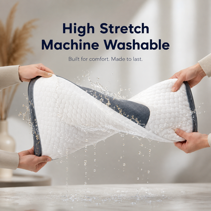 NeckEase Pillow Set – Soft Adjustable Neck Support