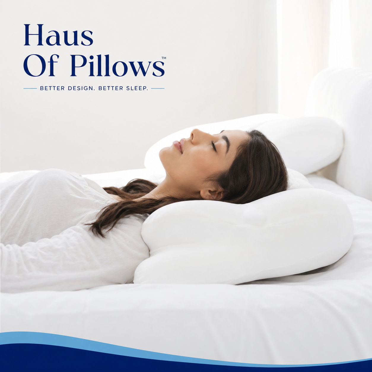 CloudAlign Pillow – Ergonomic Memory Foam Pillow