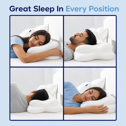 CloudAlign Pillow – Ergonomic Memory Foam Pillow