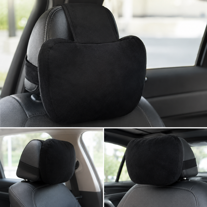 Car Headrest Neck Pillow Set – Soft Travel Support