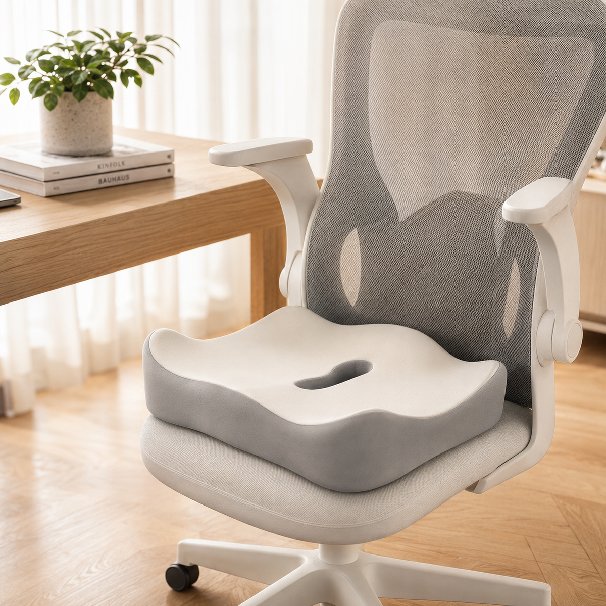 OfficeCloud Seat Cushion – 3-Zone Posture Support
