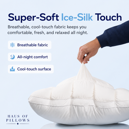 CloudPuff Pillow – Ultra-Fluffy Quilted Comfort Pillow