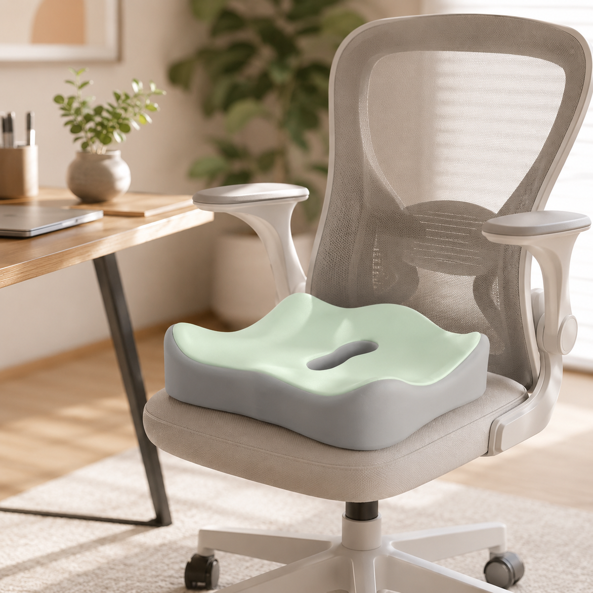 OfficeCloud Seat Cushion – 3-Zone Posture Support